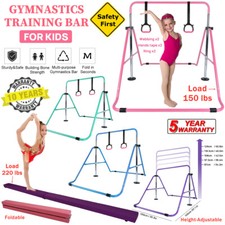 Gymnastics Bars Kids Horizontal Training Gym Home Bar Kid Foldable Balance Beam