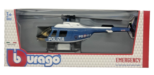 Bburago emergency police - bburago, 1/43