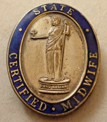 Vintage nursing enamel - enamel, badge