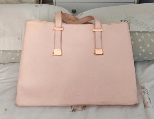 Ted baker pink leather tote - ted,