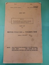 Army Department Triumph TRW