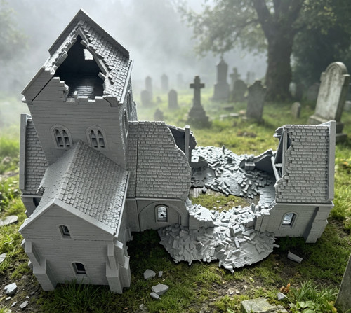 28mm large church tabletop - large, church,