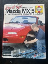 Haynes Mazda MX-5 Renovation Manual 1989–2005 – Miata, Eunos – Used