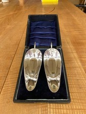 Pair of Boxed Antique Sterling