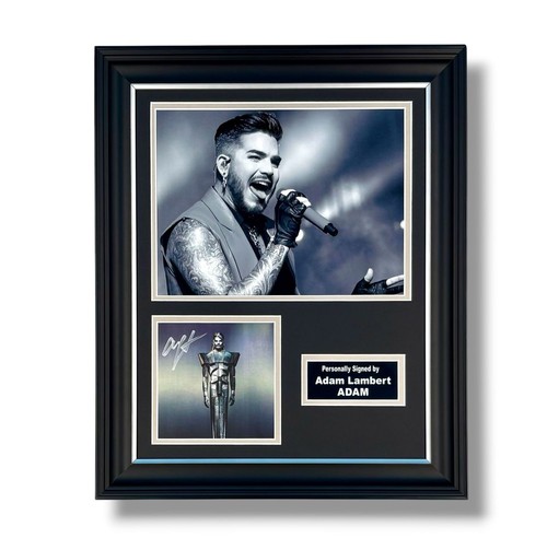 Adam lambert signed photo - adam,