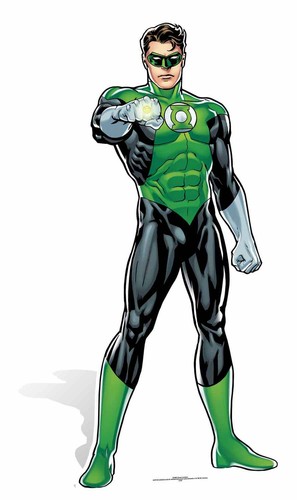 Green lantern comic style - green,