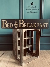 bed and breakfast B&B sign