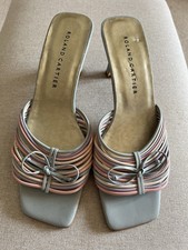Roland Cartier Multi- Coloured Mule Sandals UK Size 6.5 EU40