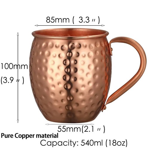 Pure copper mug cup - mug,