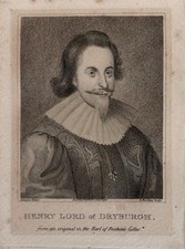 Antique Copper Plate Etching -