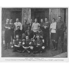 FOOTBALL Pekin Rugby Football Club - Antique Print 1900