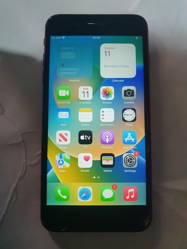 Apple iphone plus red - apple, 64gb