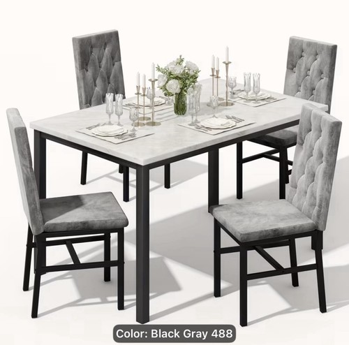Lamerge 5pcs dining table - dining, and