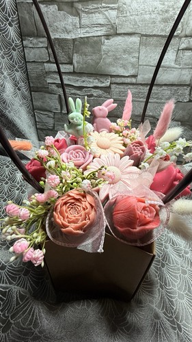 Candle flower unscented - candle,