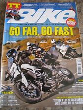 BIKE JUL 2013 FIREBLADES ISLE OF MAN SIDECAR MURRAY WALKER HONDA SUZUKI BREAKFAS