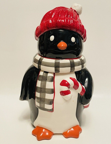 Penguin cookie jar - penguin,