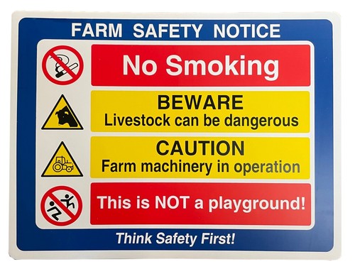 Farm safety signs - farm,