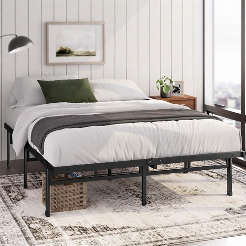 Justin double metal bed frame - double,