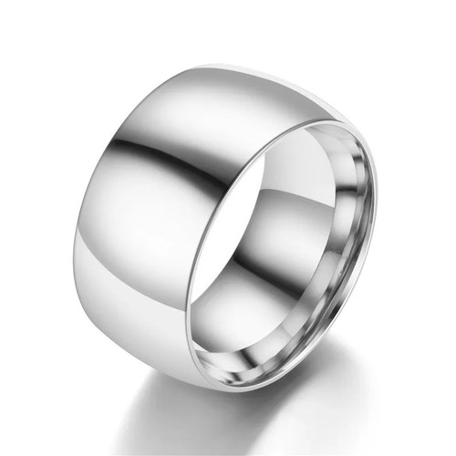 Heavy wide band sterling - band,