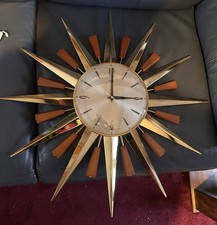Fab Metamec Sunburst Clock