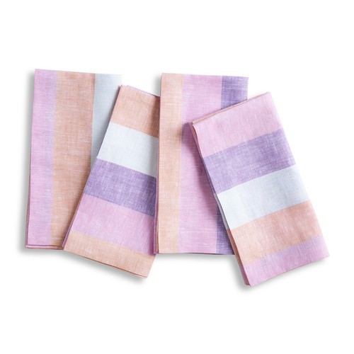 Linen dinner napkins - napkins, 4