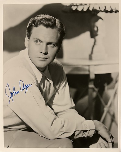 John agar signed autographed - agar,