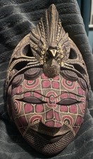 Stunning Carved Wooden Mask