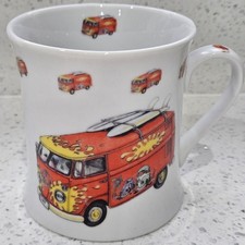 Camper Van VW Volkswagen Mug - The Leonardo Collection Fine China Beach Surfing