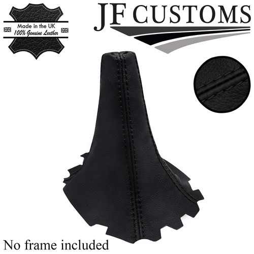 Black stitch top grain - black, leather