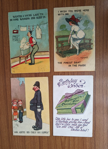 Vintage cartoon postcards - 4,