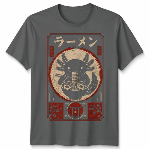 Kawaii axolotl unisex shirt - kawaii,