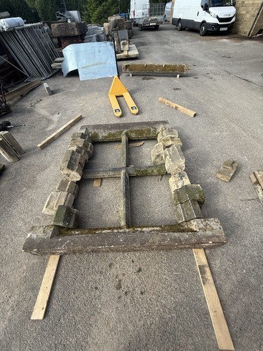 Reclaimed stone window - stone,