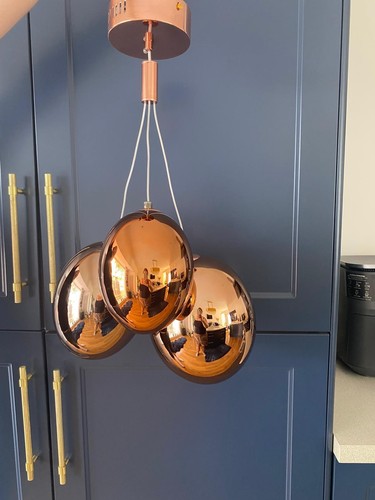 Rose gold ceiling light - rose,
