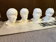 Beatles bust statues 3D