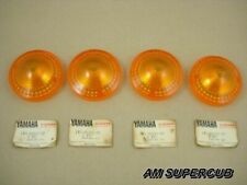 NOS Yamaha T90 T90D RX100 RX125 Lens Flasher Signal P/N 1V1-83312-00 // 4pcs.