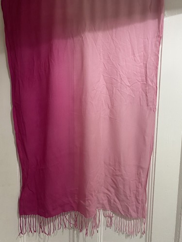 Pink ombré scarf - /,