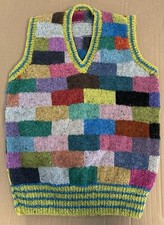 Hand Knitted Kaffe Fassett Rowan Tank Top