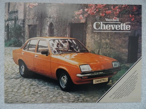 Vauxhall chevette brochure - vauxhall,