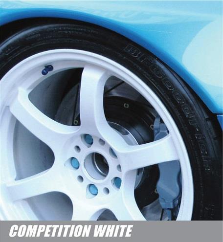 Satin white alloy - alloy, wheel