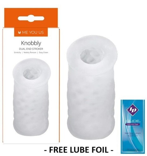 Knobbly dual end stroker - end, 5