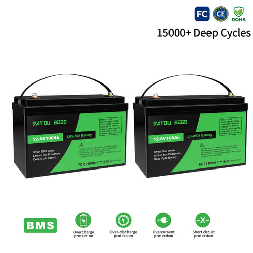 12v 100ah lithium leisure - 2x,