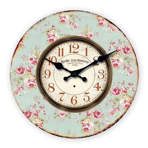 Retro elegant floral wooden - retro,