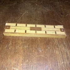 Vintage Wooden Cribbage Board