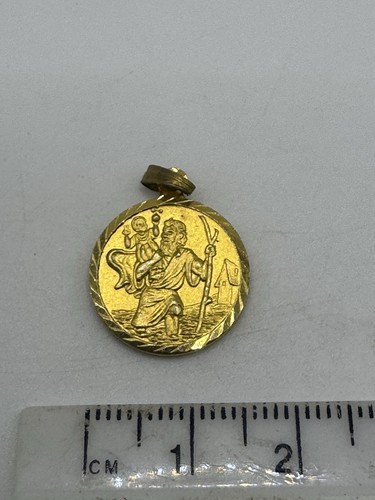 Vintage christopher medal - christopher,