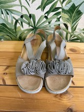 Hotter grey strappy sandals size 6