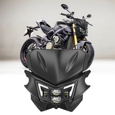 LED Headlights w/DRLs Black