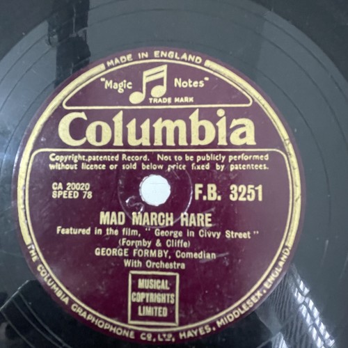 Columbia george formby mad - columbia,