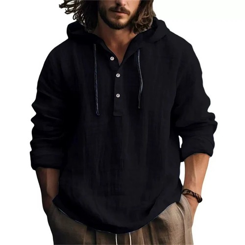 Men casual cotton linen - men's,