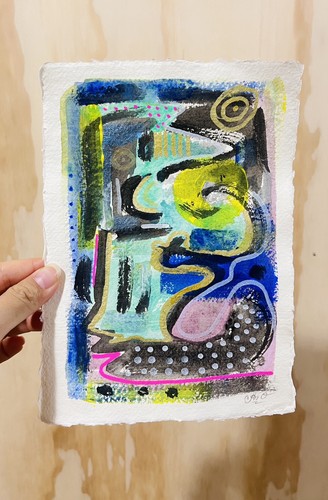 Original signed abstract - original,