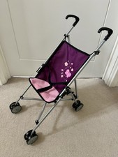 Dolls Toy Foldable Buggy Pushchair Stroller Pram - Collect from SG1